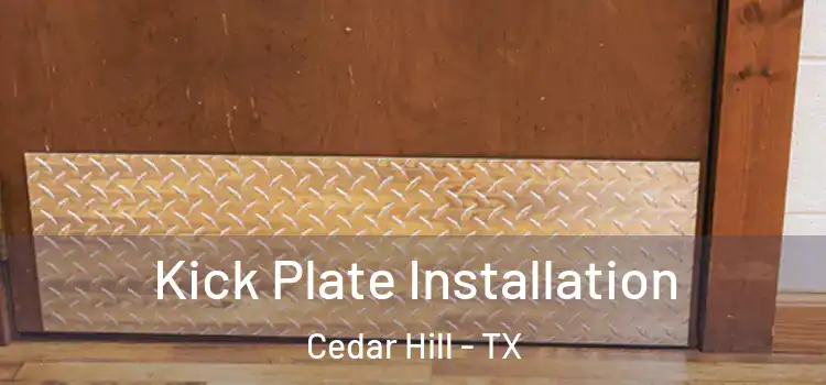 Kick Plate Installation Cedar Hill - TX